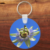 パッションフラワーキーチェーン キーホルダー (正面)