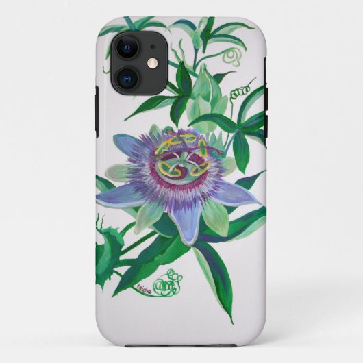 パッションフラワー植物芸術 Case-Mate iPhoneケース (裏面)