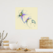 パッションフラワー ポスター (キッチン)