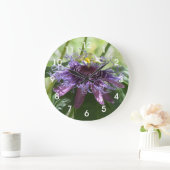 パッションフラワー ラージ壁時計 (ホーム)