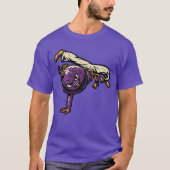 パッションフルーツカポエラ — ヴィンテージ レトロ ブラジル風 Tシャツ (正面)