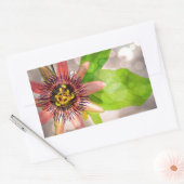 パッションフルーツフラワー 長方形シール (封筒)