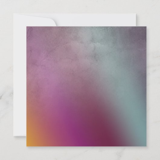 パッションフルーツ新しい計画の延期結婚のカード 招待状 (裏面)