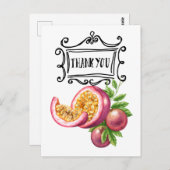 パッションフルーツ ありがとう ポストカード (正面/裏面)