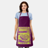 パッションフルーツ エプロン (着用した状態)