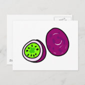 パッションフルーツ ポストカード (正面/裏面)