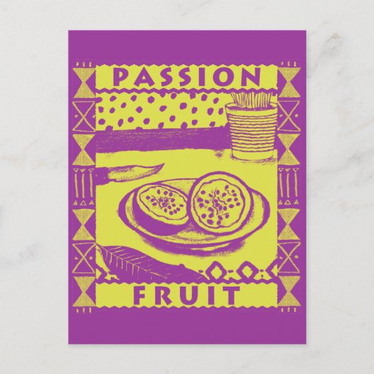 パッションフルーツ ポストカード (正面)