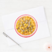 パッションフルーツ ラウンドシール (封筒)