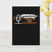 パッション・ホビー・ラジオからアマチュア・ラジオ カード (黄色い花)