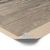 パッシーガン川、リトル秋NJ、ヴィンテージ ポスター (角)