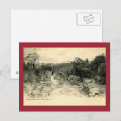 パッシーリバーリトル秋NJヴィンテージ ポストカード (正面/裏面)