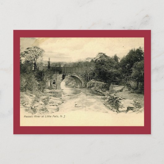 パッシーリバーリトル秋NJヴィンテージ ポストカード (正面)
