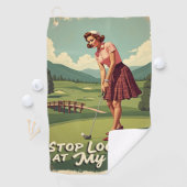 パッストップトを見る ゴルフタオル (インサイチュ)