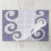 パッソーバーティアウェイランチョンマットパッド/海の離れ ペーパーパッド (折り畳み)