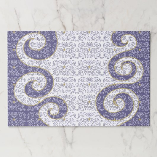 パッソーバーティアウェイランチョンマットパッド/海の離れ ペーパーパッド (正面)