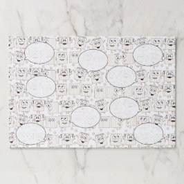 パッソーバーティアウェイランチョンマットパッド/"Matzah Activity" ペーパーパッド