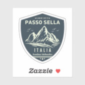 パッソ・セッラ イタリアの山々 バイクツアー シール (シート)