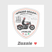 パッソ・セッラ イタリアの山々 バイクツアー シール (シート)