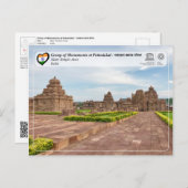 パッタダカルにある一群の建造物 - ユネスコ世界遺産 ポストカード (正面/裏面)