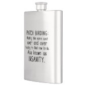 パッチおもしろい野鳥観察は狂気 フラスク (左)