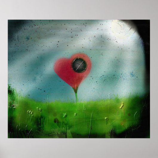 パッチされたハートのメモリ ポスター (正面)