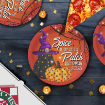 パッチでパーティーハロウィンランチ用紙皿