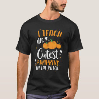 パッチで一番かわいいカボチャを教える先生 S Tシャツ