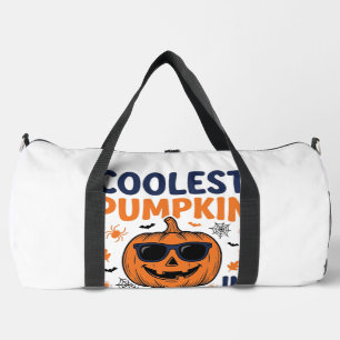 パッチで一番クールなカボチャのハロウィンTシャツ_1 ダッフルバッグ