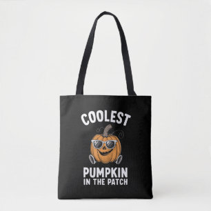 パッチで一番クールなカボチャ ハロウィン トートバッグ