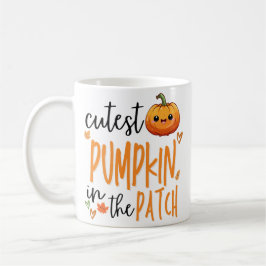 パッチで一番可愛いカボチャ、秋の最初のハロウィン コーヒーマグカップ