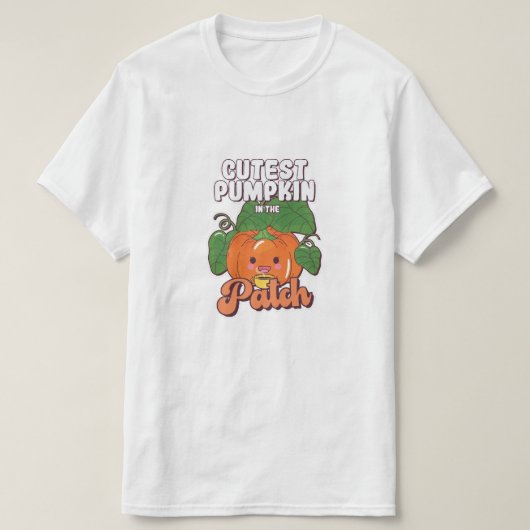 パッチで一番可愛いカボチャ Tシャツ (デザイン正面)