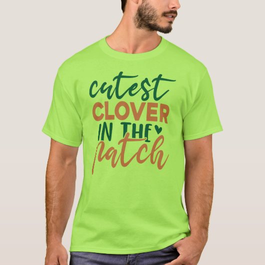 パッチで一番可愛いクローバー St Patrick's-60863 Tシャツ (正面)