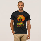 パッチで最もかっこいいかぼちゃ Tシャツ (正面フル)
