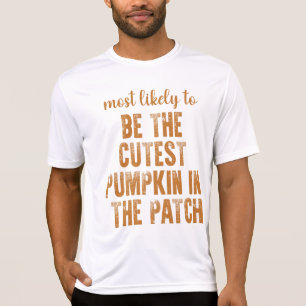 パッチで最もかわいいカボチャに選ばれそう Tシャツ