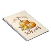 パッチで最もキュートなカボチャ ノートブック (右側)