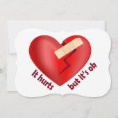 パッチとライフ引用文で癒された壊れたハート (裏面)