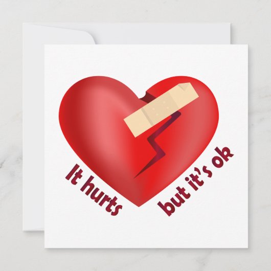 パッチとライフ引用文で癒された壊れたハート (裏面)