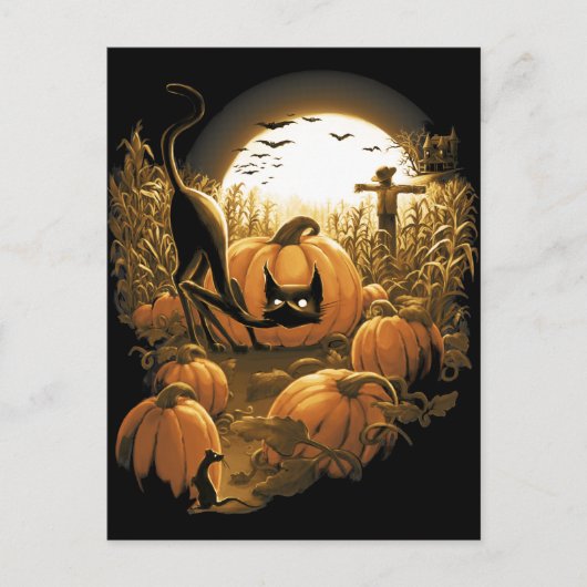 パッチに追不気味いつく ポストカード (正面)