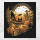 パッチに追不気味いつく ワインラベル (シングルラベル)