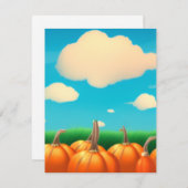 パッチのカボチャ ノートカード (正面/裏面)