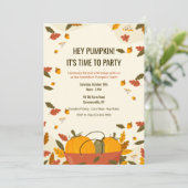 パッチのカボチャ 招待状 (スタンド正面)