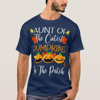 パッチの中で最も可愛いカボチャの叔母 Tシャツ