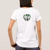パッチの緑スパゲッティ Tシャツ (裏面)