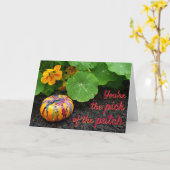 パッチの選択 カード (黄色い花)