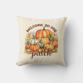 パッチへようこそ クッション (正面)