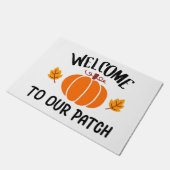 パッチへようこそ ドアマット (アングル)