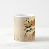 パッチをはっきりと表示する コーヒーマグカップ (中央)