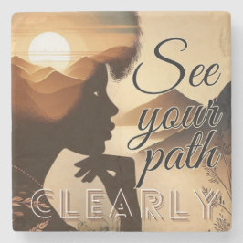 パッチをはっきりと表示する ストーンコースター