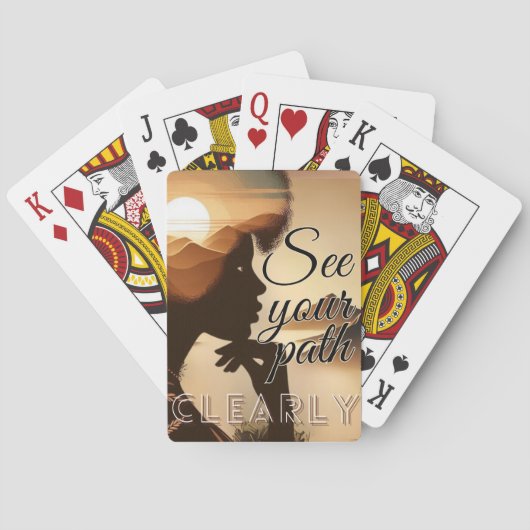 パッチをはっきりと表示する トランプ (裏面)