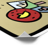 パッチを当てた荷物ポスター ポスター (角)